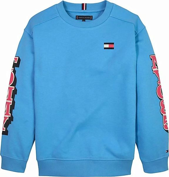 Tommy Hilfiger Sweatshirt FUN LOGO SWEATSHIRT mit Print auf den Ärmeln günstig online kaufen