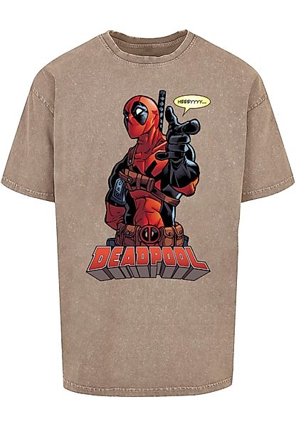 ABSOLUTE CULT T-Shirt "ABSOLUTE CULT Herren Deadpool - Hey You Acid Washed günstig online kaufen
