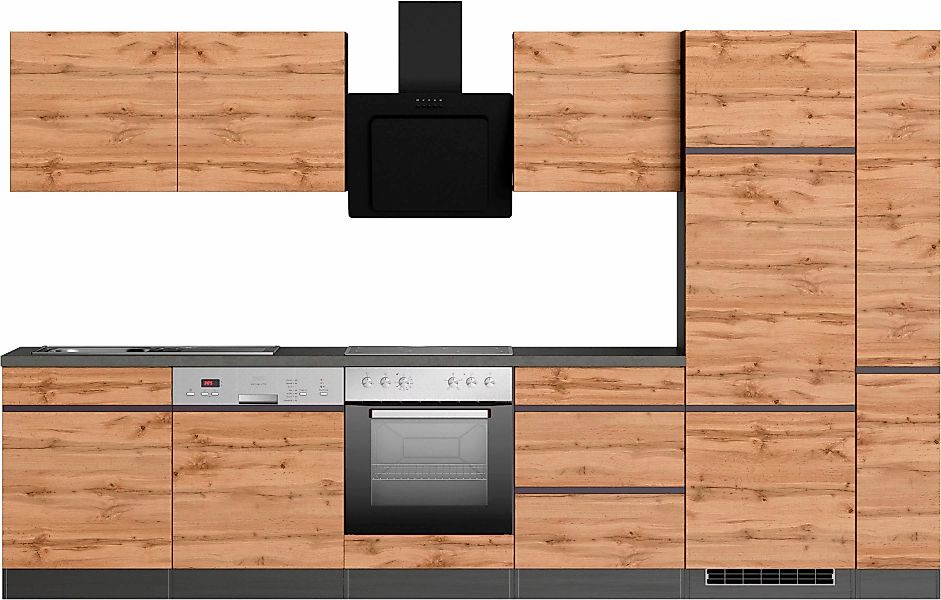 KOCHSTATION Küchenzeile "KS-Riesa", Stellbreite 330 cm, wahlweise mit oder günstig online kaufen