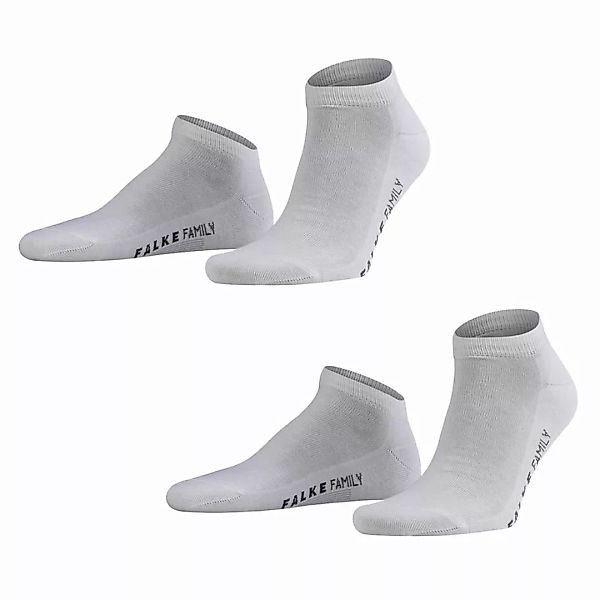 FALKE 2er Pack Herren Socken - Family Sneaker, Anti-Slip-System, Uni (2x 1 günstig online kaufen