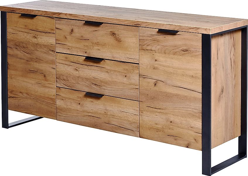 Jahnke Sideboard "LOOP SB 150" 1 Stk. tlg. mit 2 Türen + 3 Schubladen, Brei günstig online kaufen