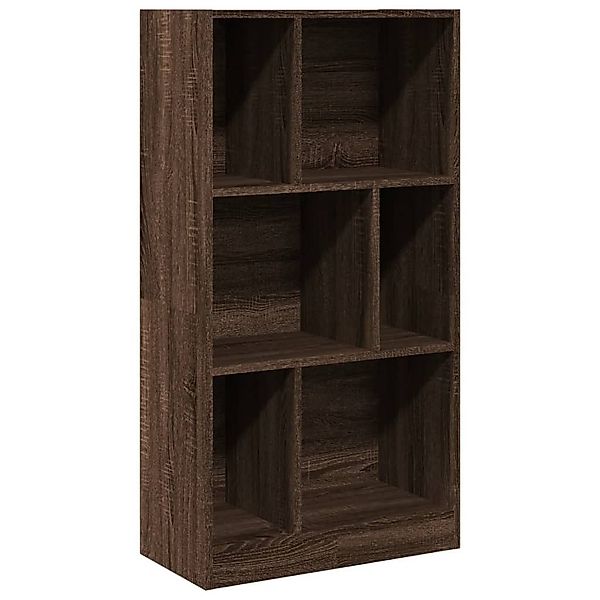 vidaXL Bücherregal Bücherregal Braun Eichen-Optik 57x28,5x107,5 günstig online kaufen