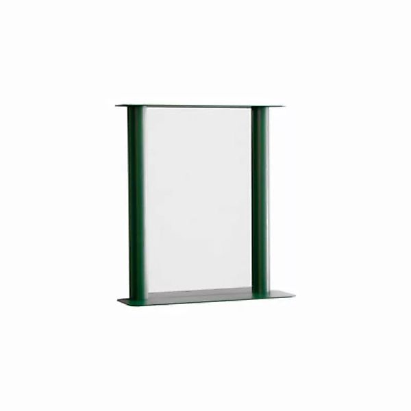 Wandspiegel Pipeline Small metall grün / L 56 x H 60.6 cm - raawii - Grün günstig online kaufen