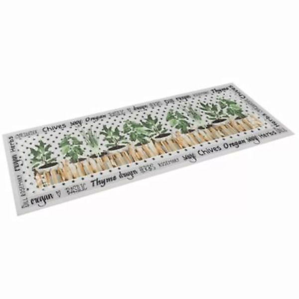 Pergamon Küchenläufer Teppich Trendy Kitchen Kräuter Teppichläufer grün Gr. günstig online kaufen