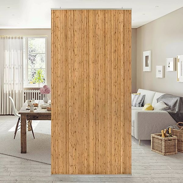 Raumteiler Holzoptik Bambus günstig online kaufen