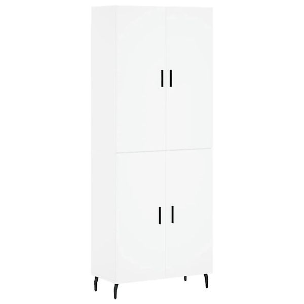 vidaXL Highboard Weiß 69,5x34x180 cm Holzwerkstoff 3195691 günstig online kaufen
