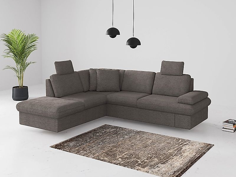 sit&more Ecksofa "Moreno", mit Armteilverstellung,wahlweise mit Bettfunktio günstig online kaufen