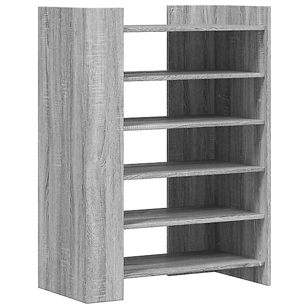 vidaXL Schuhschrank Grau Sonoma 74,5x37,5x100 cm Holzwerkstoff 848435 günstig online kaufen