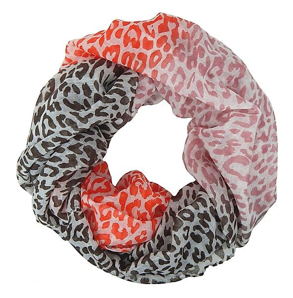 Ella Jonte Loop, Leopard bunt blau orange rosa gelb braun türkis leichter S günstig online kaufen