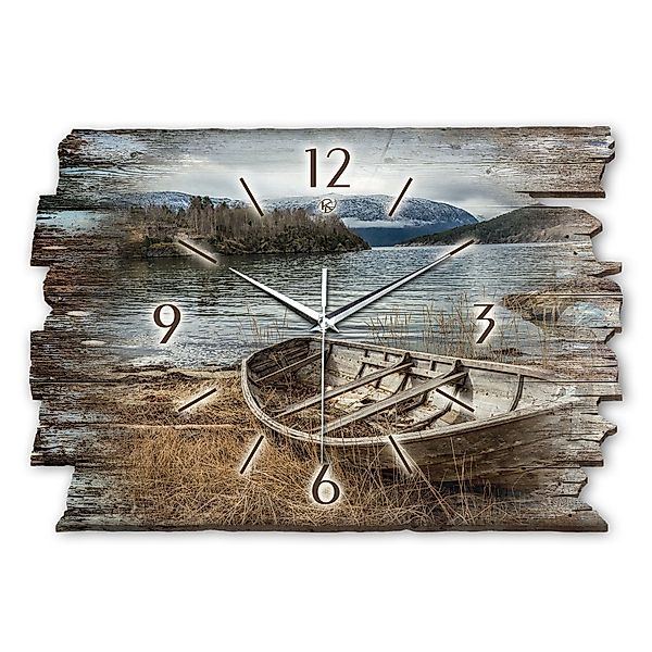 Kreative Feder Wanduhr Design-Wanduhr „Boot“ aus günstig online kaufen