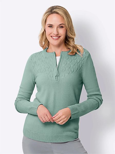 Classic Basics Ajourpullover "Langarm-Pullover" günstig online kaufen