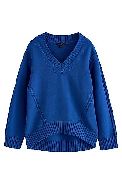 Next V-Ausschnitt-Pullover Pullover mit V-Ausschnitt aus 100 % Baumwolle (1 günstig online kaufen