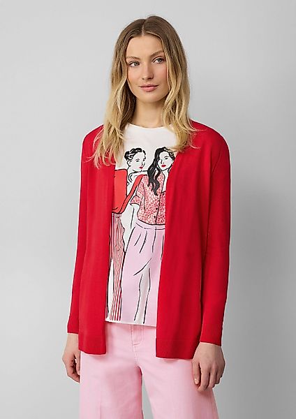s.Oliver Cardigan Strickjacke Cardigan aus Viskose-Baumwollmix günstig online kaufen