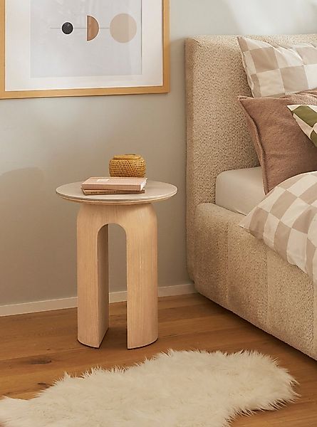 homsy by Ana Johnson Beistelltisch Laysy, Holzdesign aus Esche, U-Form, Ker günstig online kaufen
