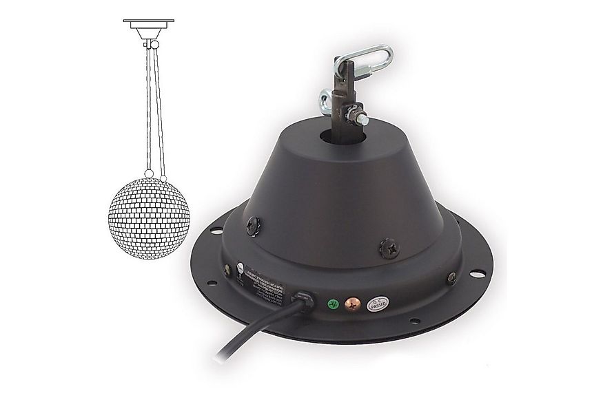 SATISFIRE Discolicht Spiegelkugel Sicherheits Motor 10kg, bis 50cm Kugel, 1 günstig online kaufen