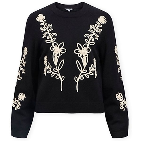Object  Pullover Noos Laney Rubin Knit - Black/Sandshell günstig online kaufen