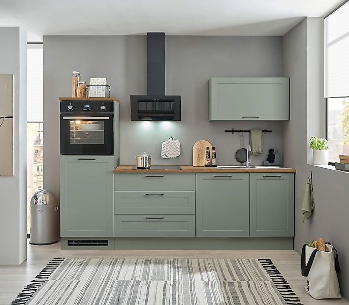 BASIC by Balculina Küchenzeile "Marsi" Breite 260 cm, wahlweise mit E-Gerät günstig online kaufen