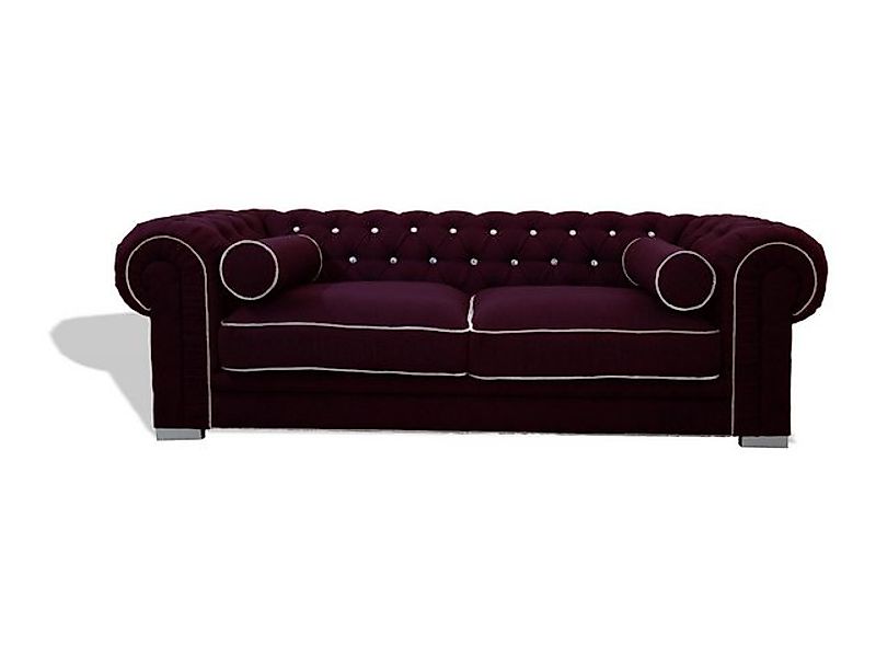 Xlmoebel Sofa Chesterfield Sofa mit 3 Sitzplätzen, Designer-Polstercouch, 1 günstig online kaufen