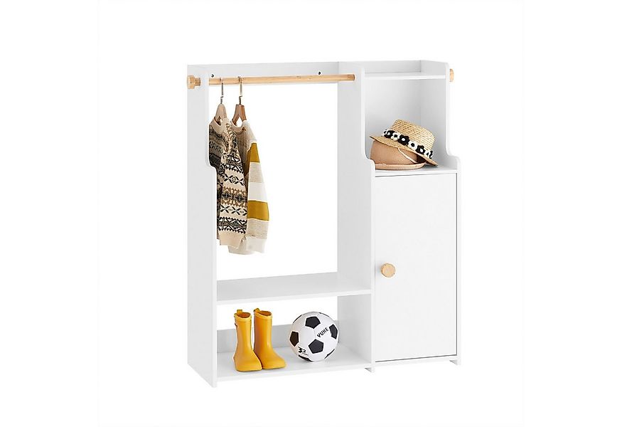 SoBuy Kinderkleiderschrank KMB110 Kindergarderobe Kleiderschrank Kinder Kle günstig online kaufen