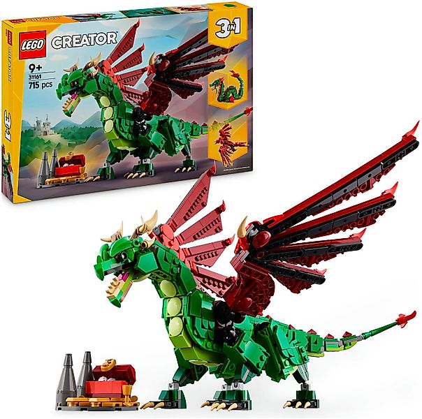 LEGO® Grüner Drache (31161), LEGO Creator Konstruktionsspielsteine, (715 St günstig online kaufen
