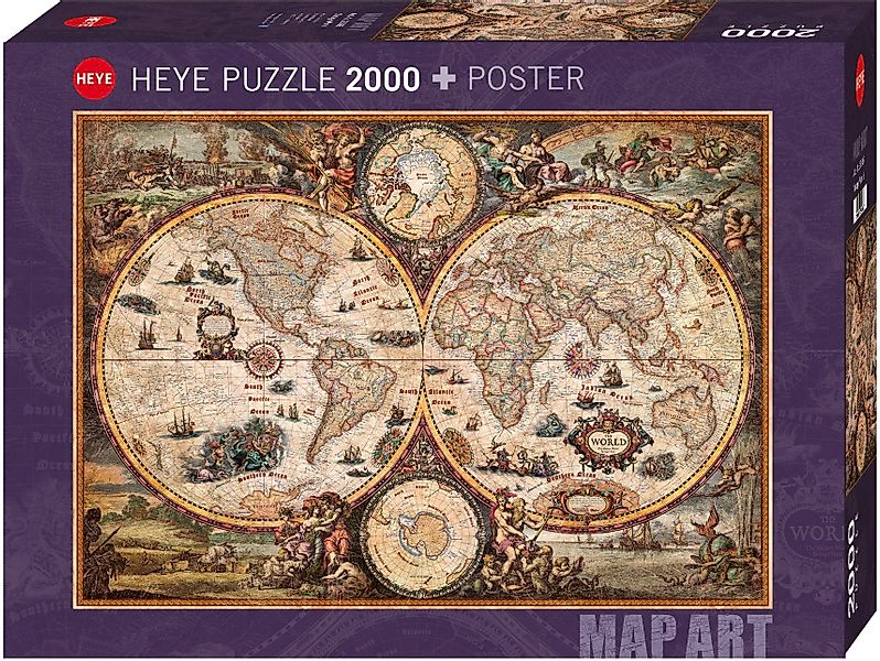 HEYE Puzzle Vintage World, 2000 Puzzleteile, günstig online kaufen