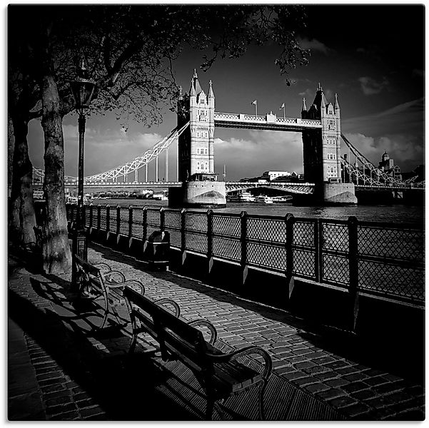 Artland Wandbild "London Am Ufer der Themse", Großbritannien, (1 St.), als günstig online kaufen