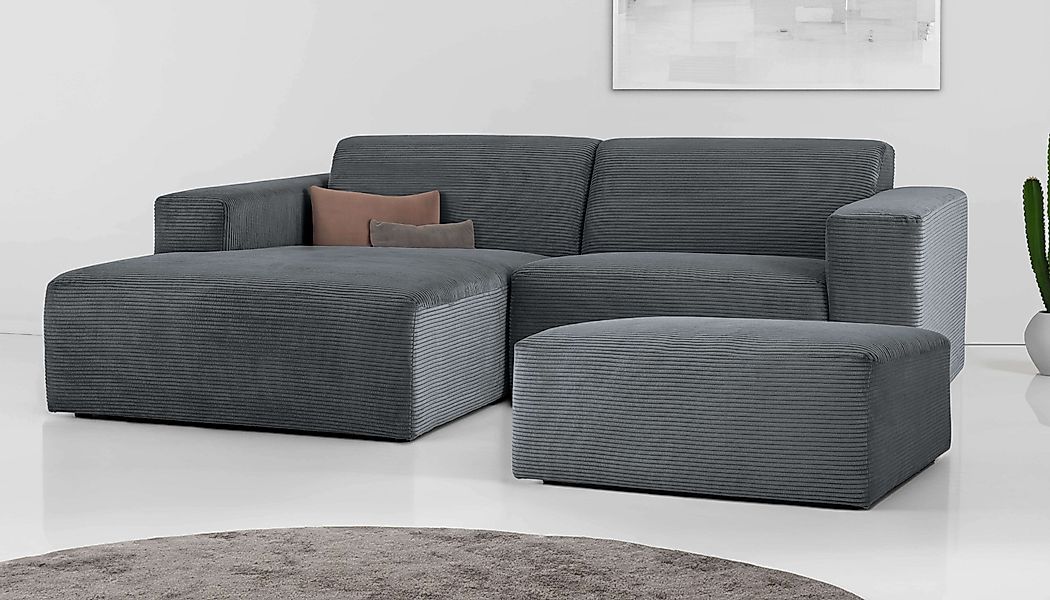 INOSIGN Ecksofa »Koa,228cm, L-Form, Modulsofa, Webstoff, Cord«, Designsofa, günstig online kaufen