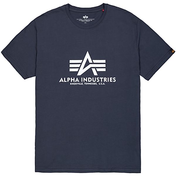 Alpha Industries  T-Shirts & Poloshirts Basic T-Shirt - navy günstig online kaufen