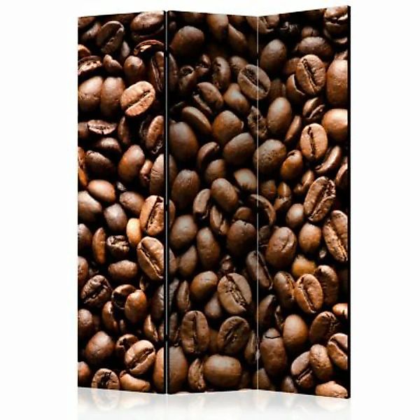 artgeist Paravent Roasted coffee beans [Room Dividers] braun Gr. 135 x 172 günstig online kaufen