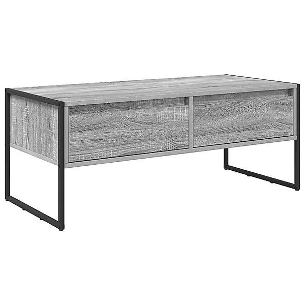vidaXL Couchtisch Graues Sonoma 100 x 46 x 40 cm Holzwerkstoff 886447 günstig online kaufen