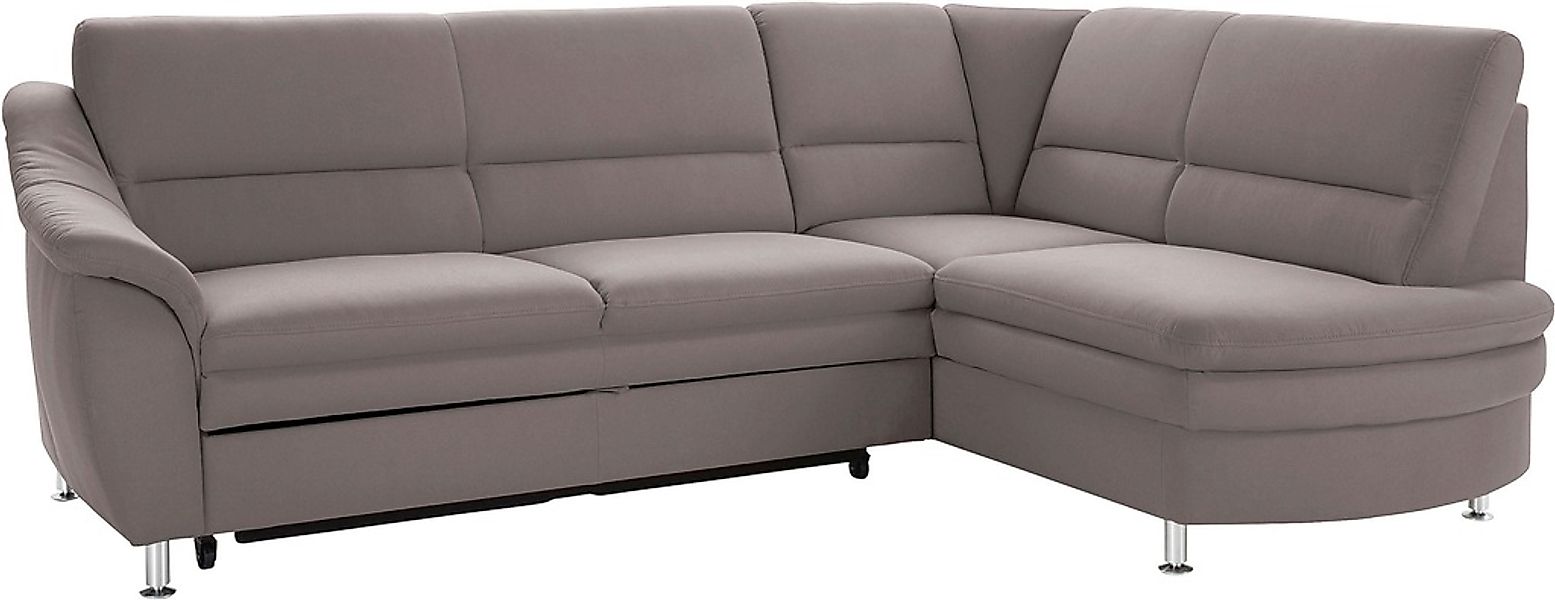 sit&more Ecksofa »Cardoso L-Form« mit Federkern, wahlweise mit Bettfunktion günstig online kaufen