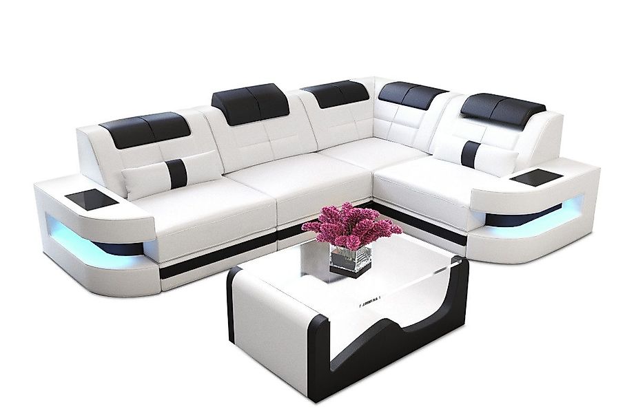 Sofa Dreams Ecksofa Ledercouch Sofa Leder günstig online kaufen