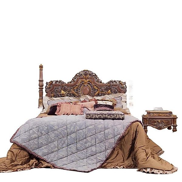 JVmoebel Bett Bett Chesterfield Möbel Betten Italienische Einrichtung Doppe günstig online kaufen