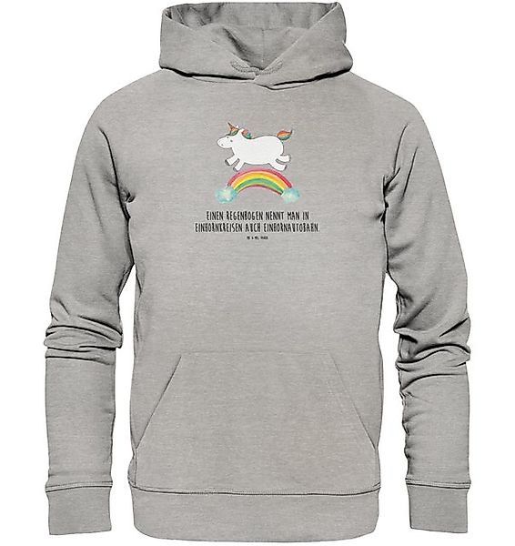 Mr. & Mrs. Panda Hoodie Einhorn Regenbogen Größe XS - Heather Grey - Gesche günstig online kaufen