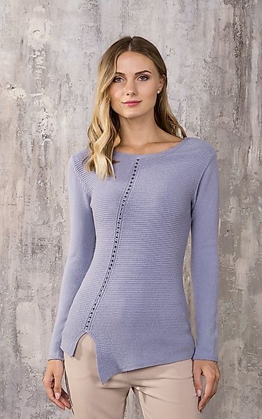 Passioni Strickpullover mit Perlendetail günstig online kaufen