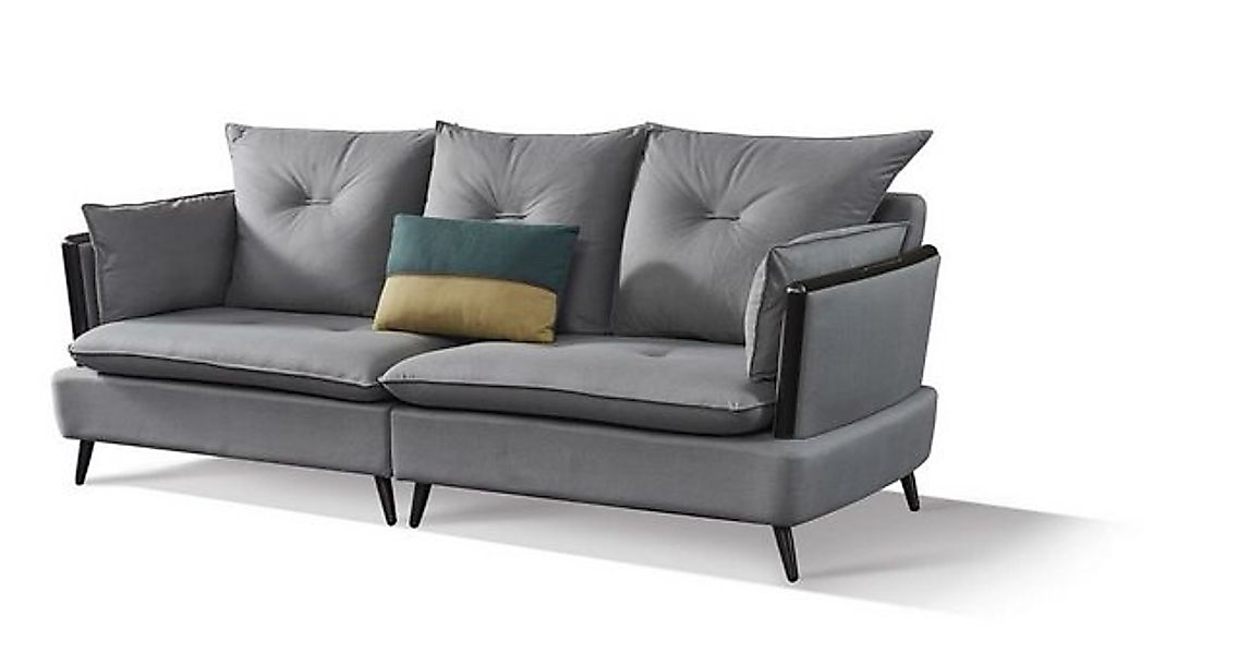 JVmoebel Sofa Sofa 3 Sitzer Textil Sofas Couch Polster Moderne Couchen, Mad günstig online kaufen