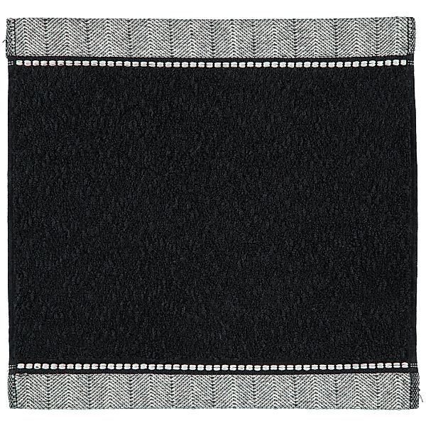Möve Brooklyn Uni - Farbe: black - 199 (1-0669/8970) - Seiflappen 30x30 cm günstig online kaufen