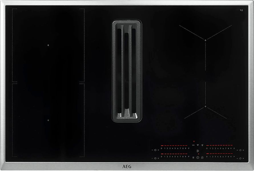 AEG Kochfeld mit Dunstabzug "COLI84COXB" Mit integr. Dunstabzug, Booster, B günstig online kaufen