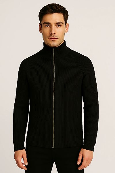 Jack & Jones PlusSize Strickjacke "JJPANNEL KNIT ZIP CARDIGAN AW25 PLS" günstig online kaufen