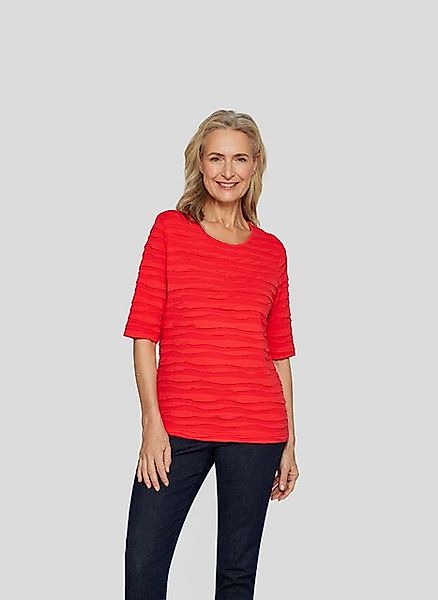 Rabe Rundhalsshirt im Crinkle-Look günstig online kaufen