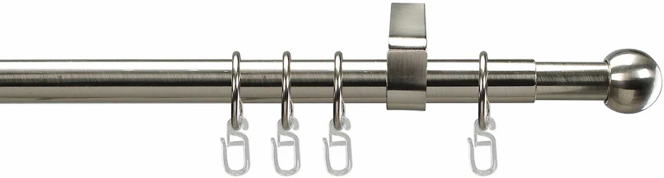 Liedeco Gardinenstange "ausziehbare Kugel" Ø 20 mm 1 läufig-läufig ausziehb günstig online kaufen