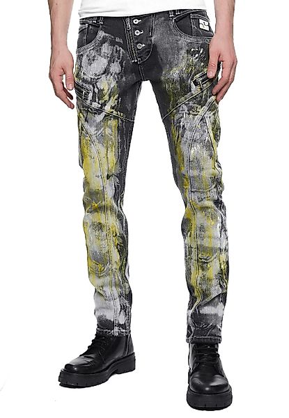 Rusty Neal Straight-Jeans "MORI" mit trendigen Zierelementen günstig online kaufen