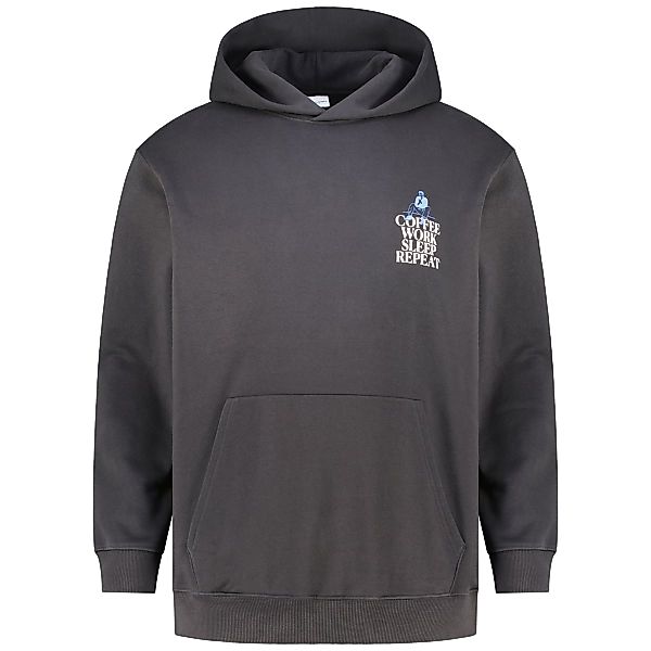 Jack&Jones Hoodie mit Motiv-Print Farbe schwarz Größe: 4XL günstig online kaufen