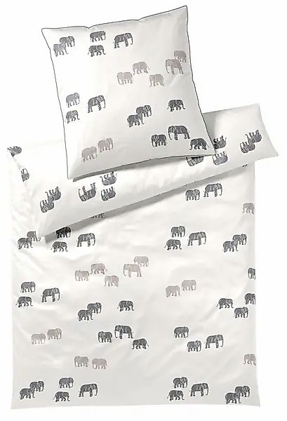Elegante Bettwäsche »Elephant Walk«, angenehmes Hautgefühl günstig online kaufen
