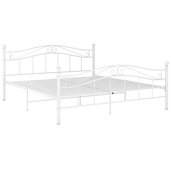 vidaXL Bett Weiß Metall 140x200 cm Modell 11115663 günstig online kaufen