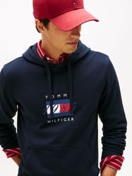Tommy Hilfiger Kapuzensweatshirt LINEAR FLAG GRAPHIC günstig online kaufen