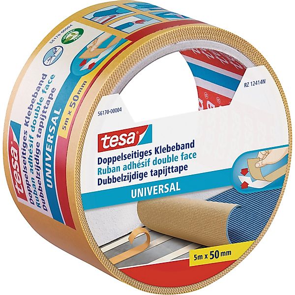 tesa Verlegeband tesa doppelseitiges Klebeband Universal 5 m x 50 günstig online kaufen