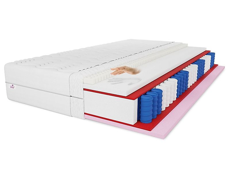 Taschenfederkernmatratze VISCO - 7 ZONEN Cailano günstig online kaufen