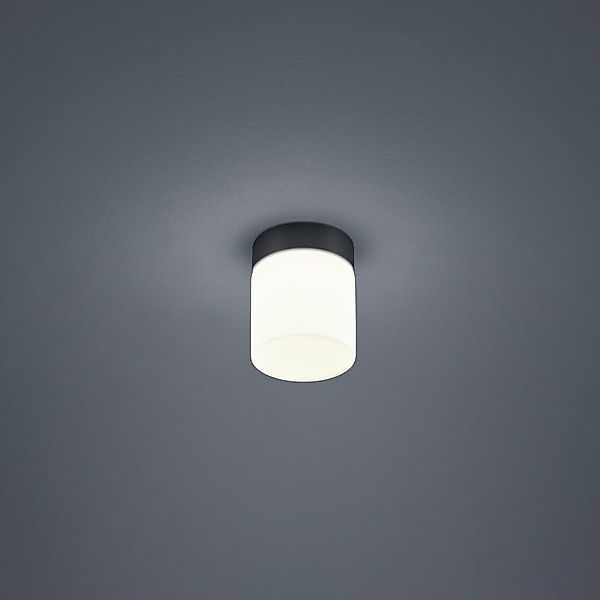 LED Deckenleuchte Keto in Schwarz-matt 6W 410lm IP44 rund günstig online kaufen