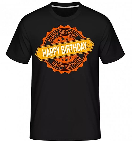 Happy Birthday Logo · Shirtinator Männer T-Shirt günstig online kaufen